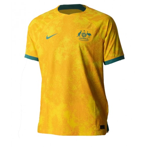 Lacne Muži Futbalové dres Austrália MS 2022 Krátky Rukáv - Domáci